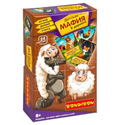 Настольная игра Детская МАФИЯ В ДЕРЕВНЕ (5+)